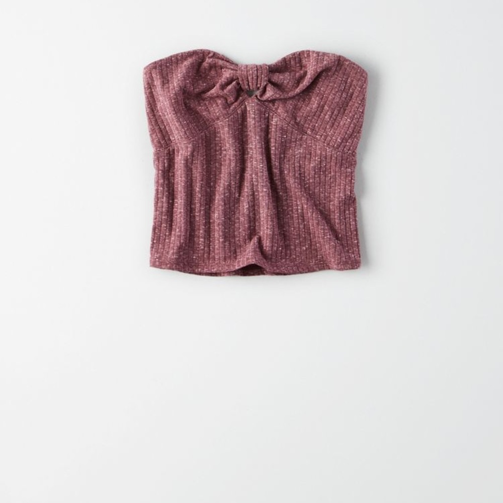 American Eagle strapless cropped tube top